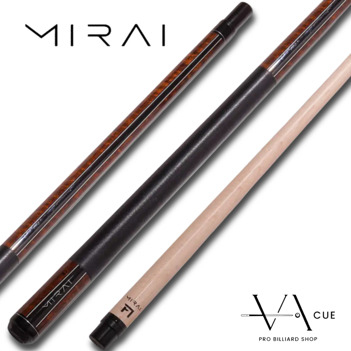Mirai Turbo 03 Brown Curly Pool Cue