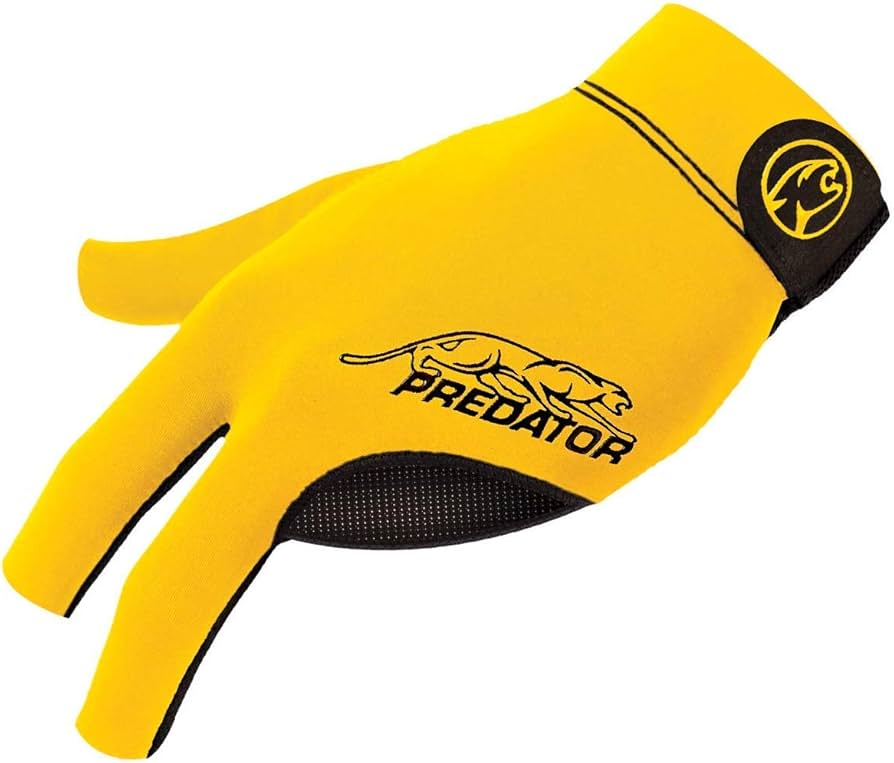 Predator Second Skin Billiard Glove (Left Hand) Yellow XXS