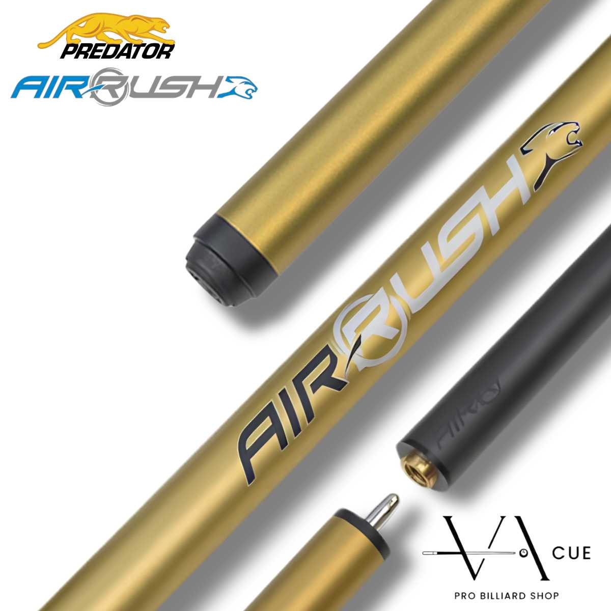 Predator Air Rush Gold  No Wrap (Used) - Jump Cue