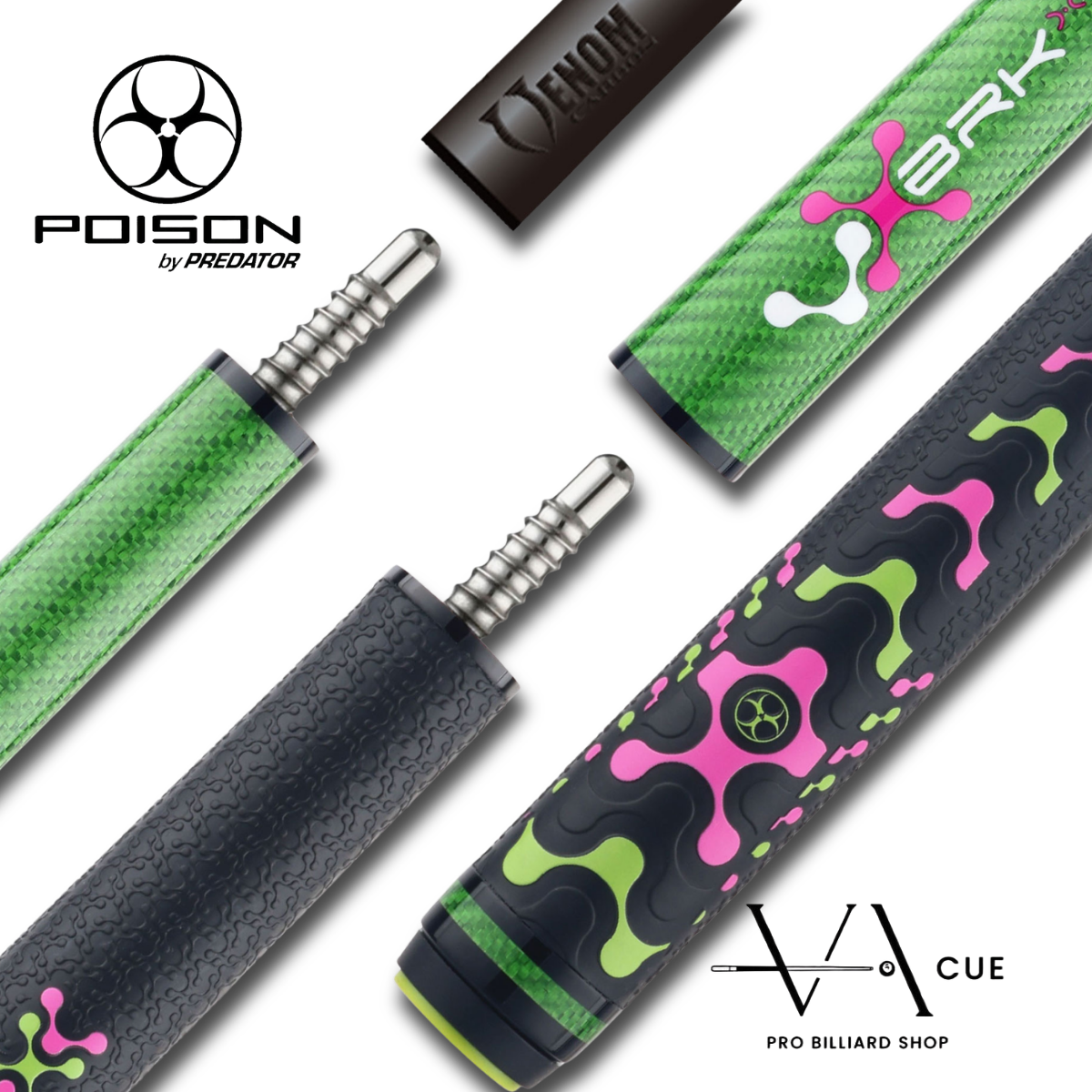 Poison VX BRKX Green/Pink - Jump Break Cue