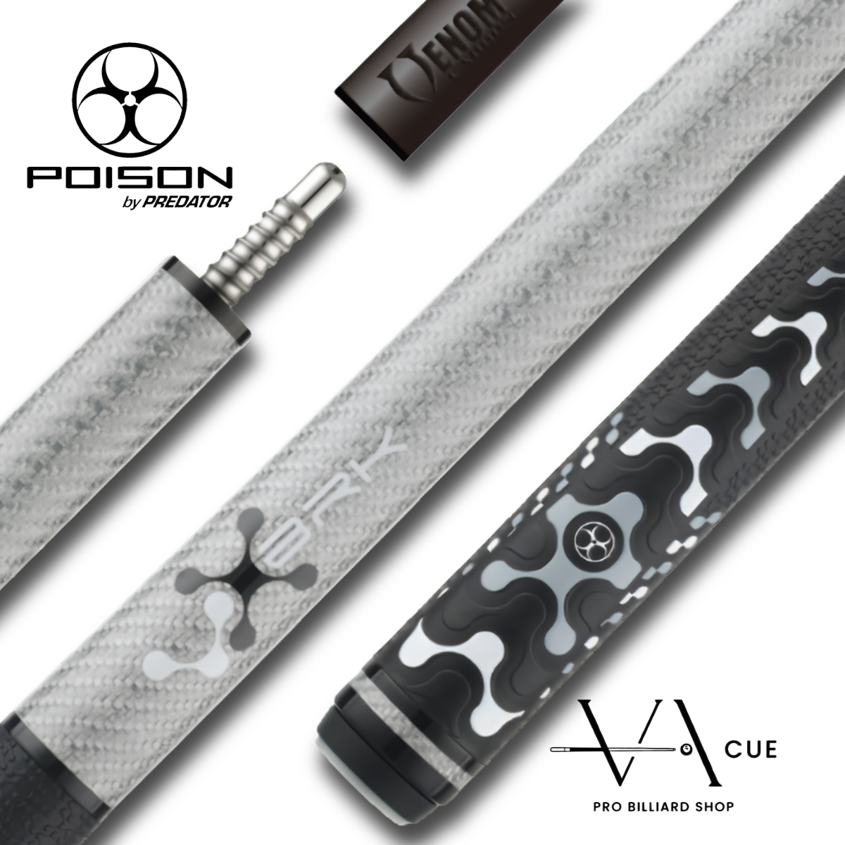 Poison VX BRK Grey/Black - Break Cue