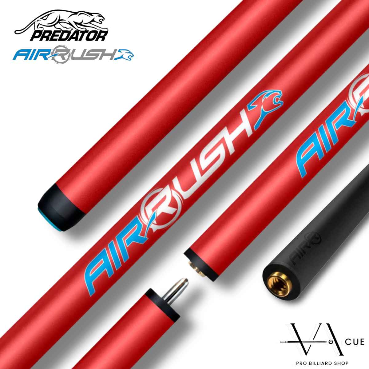 Predator Air Rush Red No Wrap - Jump Cue (used)