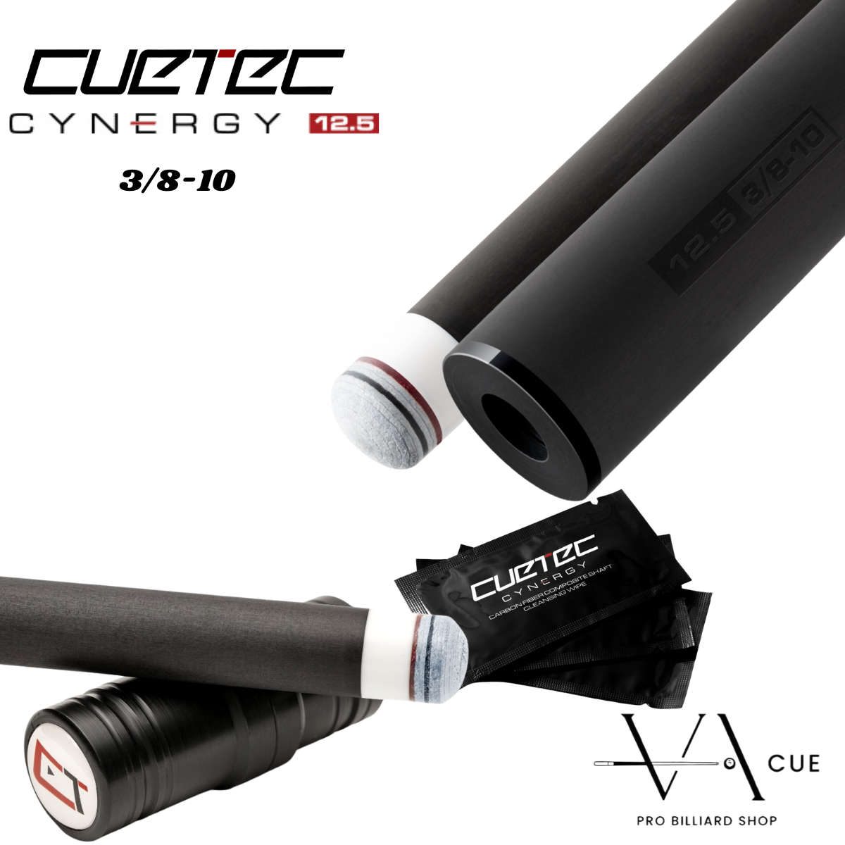 Cuetec Cynergy 12.5 Shaft 3/8-10